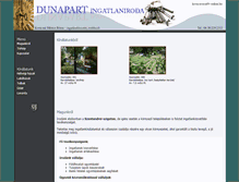 Tablet Screenshot of dunapartingatlan.hu